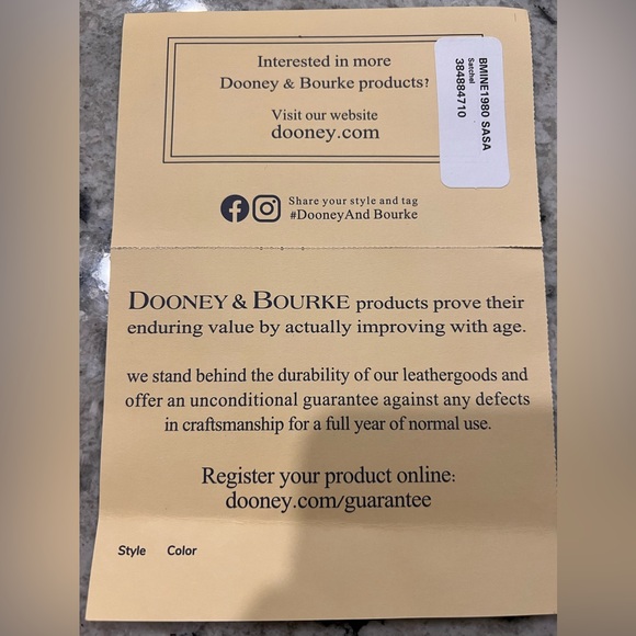 50% OFF Dooney & Bourke Odds and Ends Sorrento Satchel 9/25 - Picture 11 of 11